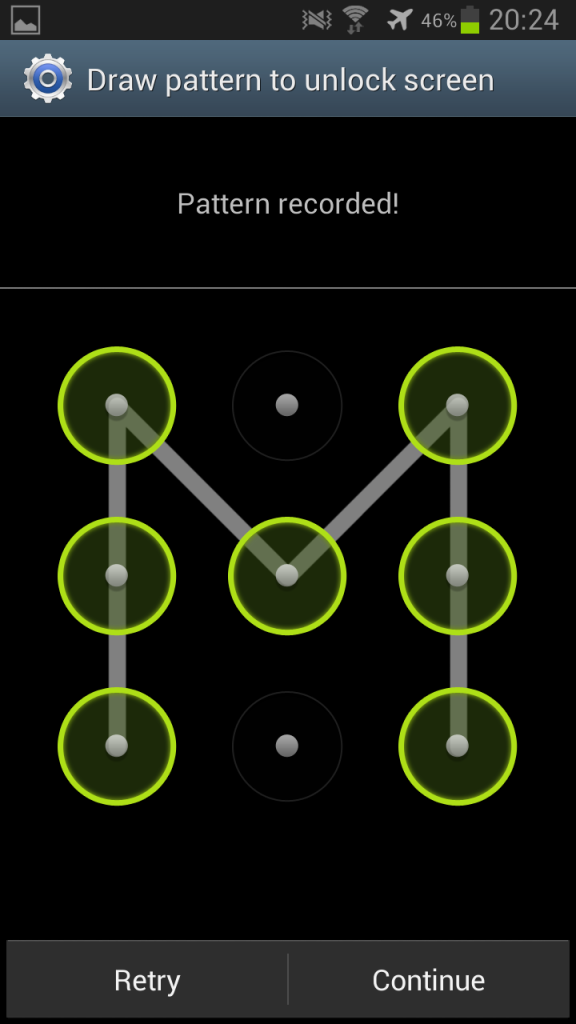 Pattern Lock Screenshot